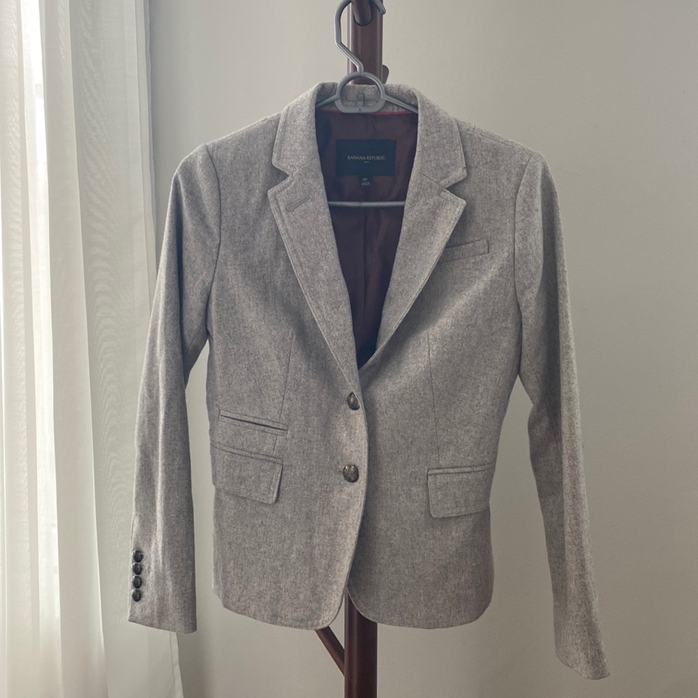 Banana Republic gray blazer 0P